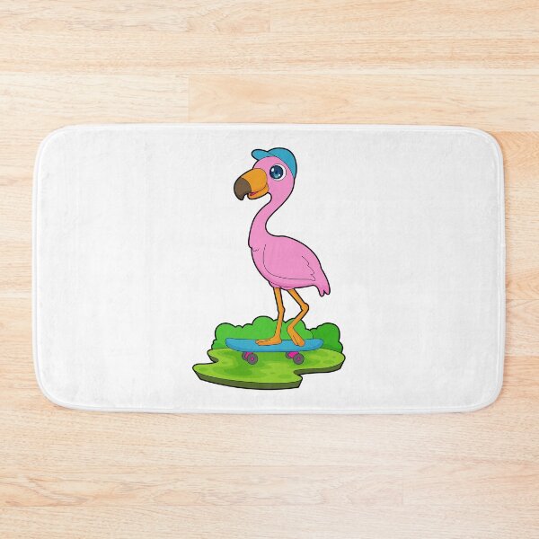 Item preview, Flamingo Skater Skateboard designed and sold by Snabdesign84.