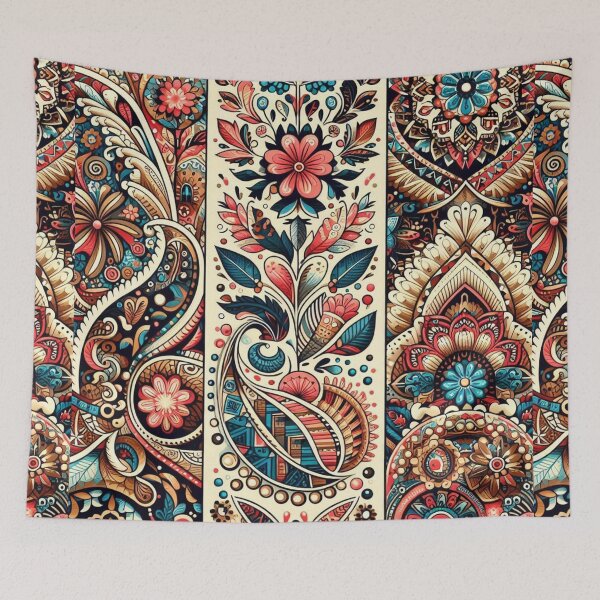 Item preview, Intricate cultural fusion patterns designed and sold by Dominika Farkašová.