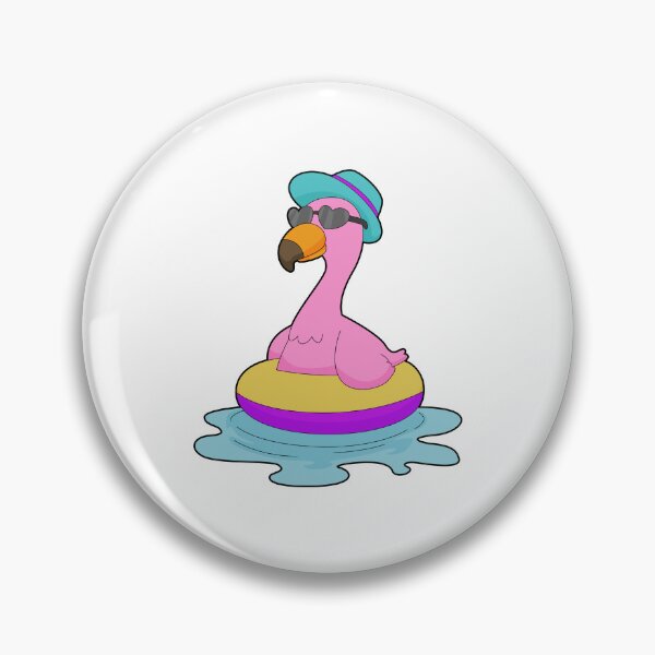 Item preview, Flamingo Swimming Sunglasses designed and sold by Snabdesign84.