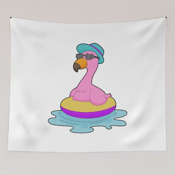 Item preview, Flamingo Swimming Sunglasses designed and sold by Snabdesign84.