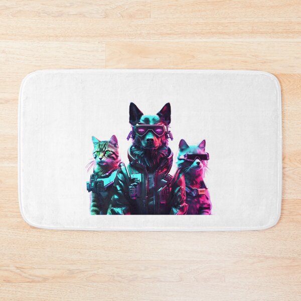 Item preview,  CyberPunk team dog and cat designed and sold by CyberArtShop.