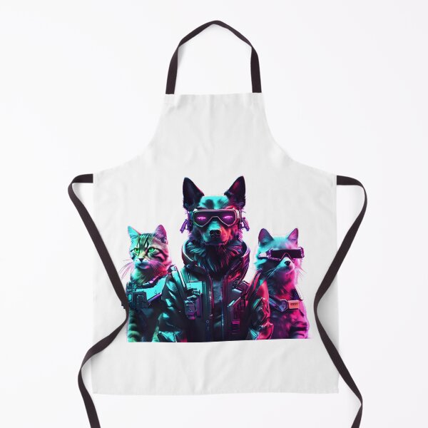 Item preview, CyberPunk team dog and cat designed and sold by CyberArtShop.