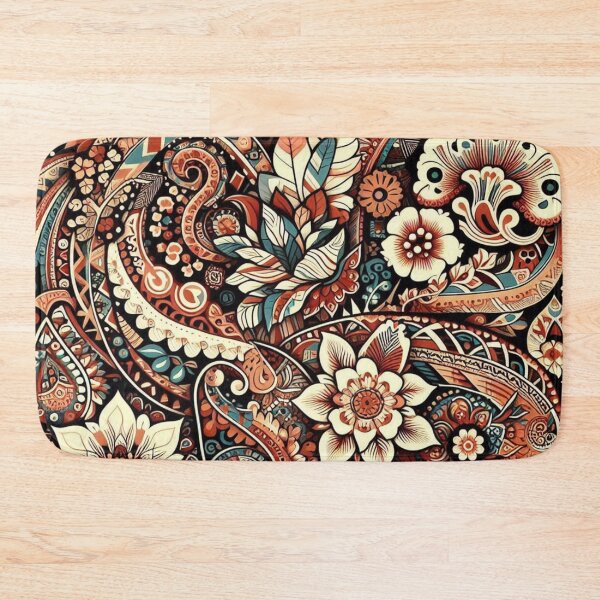 Item preview, japanese cherry blossoms with tribal designs designed and sold by Dominika Farkašová.