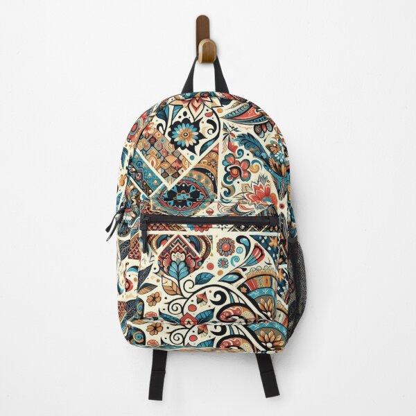 Item preview, african tribal motifs blended with florals designed and sold by Dominika Farkašová.