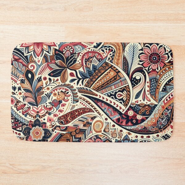 Item preview, vibrant patterns celebrating diversity, traditional motifs from different cultures designed and sold by Dominika Farkašová.