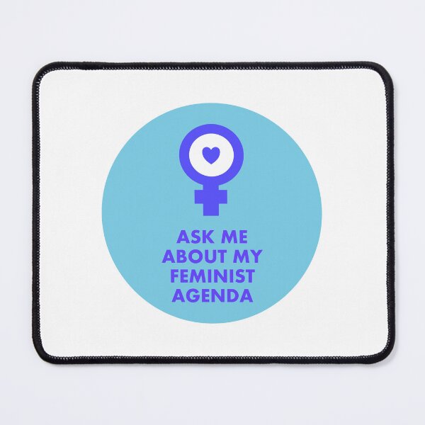 Item preview, Ask me about my feminist agenda designed and sold by Inspirationmotivation.