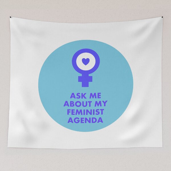 Item preview, Ask me about my feminist agenda designed and sold by Inspirationmotivation.