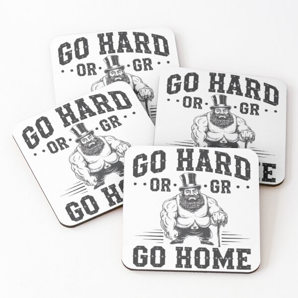 Item preview, Go Hard or Go Home: Motivational Gym Art designed and sold by Mfondie2424.