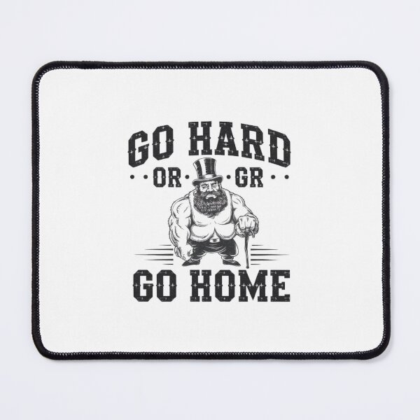 Item preview, Go Hard or Go Home: Motivational Gym Art designed and sold by Mfondie2424.