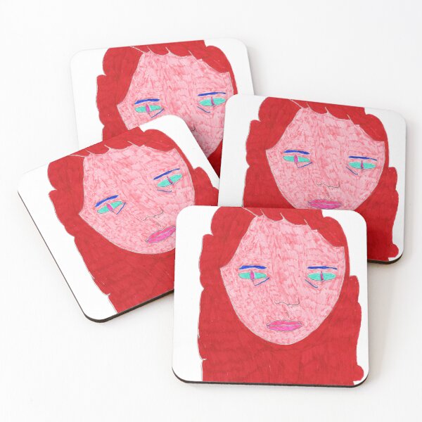 Item preview, Artistic drawing with red hair designed and sold by FVLflavism.