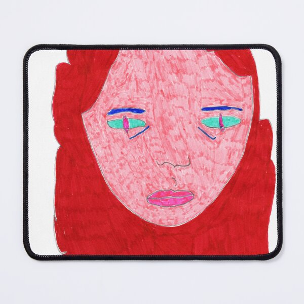 Item preview, Artistic drawing with red hair designed and sold by FVLflavism.