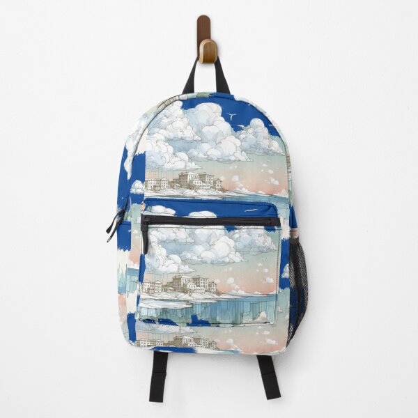 Item preview, 3D Sky Clouds and Ice Floating Landscape Art,    designed and sold by PaintMeWorld.