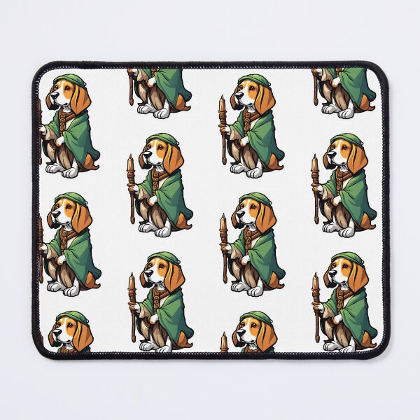 Item preview, Beagle Wizard Character Illustration designed and sold by CrownedCanvas.