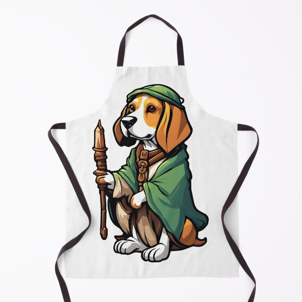Item preview, Beagle Wizard Character Illustration designed and sold by CrownedCanvas.