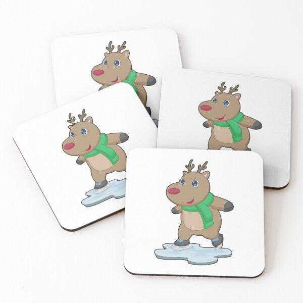 Item preview, Reindeer Ice skating Ice skates designed and sold by Snabdesign84.