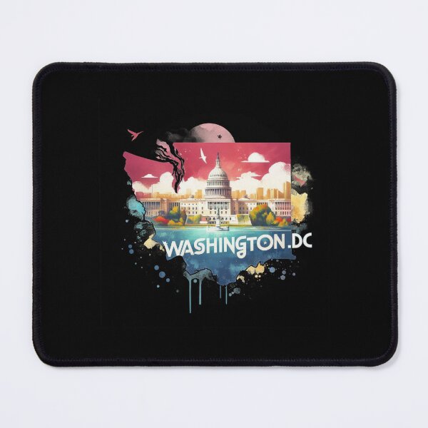 Item preview, Washington.dc retro travel map of United States designed and sold by CleanDecor.