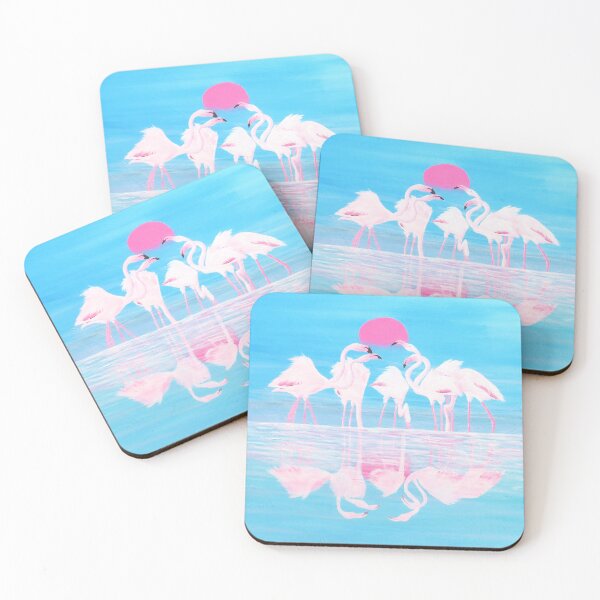 Item preview, Flamingos Together designed and sold by CindysArtStudio.