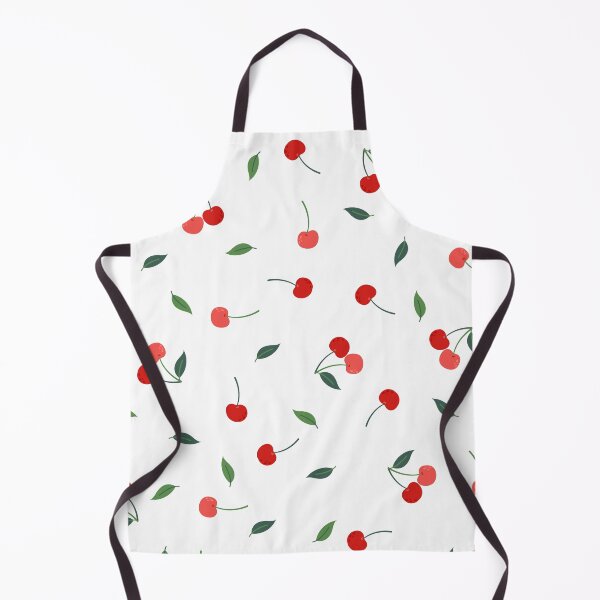 Item preview, Red cherry fruits with green leaves designed and sold by CHERRY--SHOP.