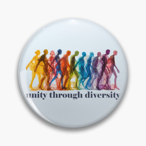 Item preview, Unity through diversity - Day of Respect for Cultural Diversity - Colorful Silhouettes designed and sold by Niss-store.