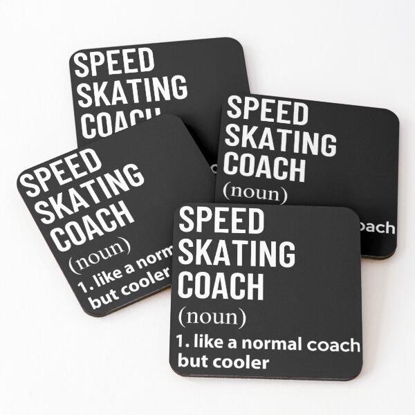 Item preview, Speed Skating Coach Funny Definition - Like a Normal Coach But Cooler designed and sold by Flying Alligator.