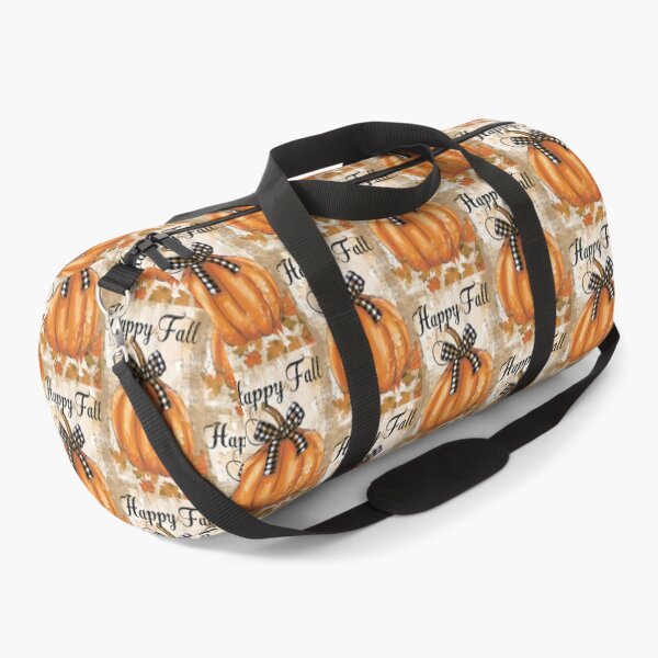 Item preview, Happy Fall Pumpkin and Autumn Leaves – Cozy Fall Art designed and sold by lisa-diver.
