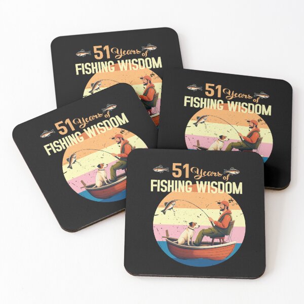 Item preview,  51 years of fishing wisdom designed and sold by giftfromheart.