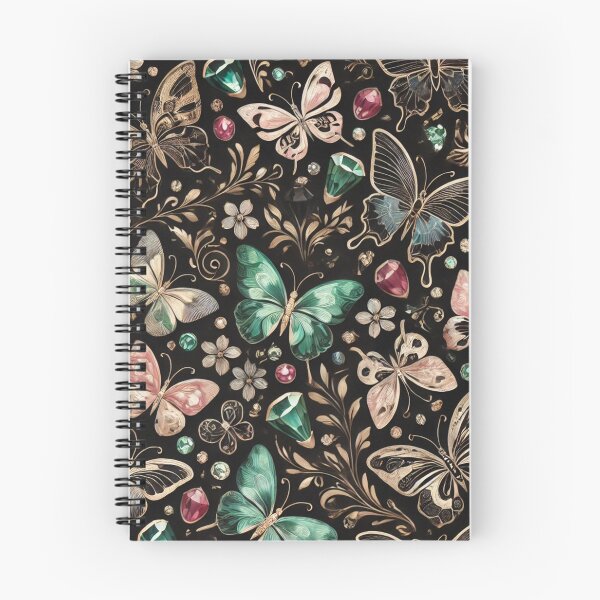 Item preview, Gemstone-Accented Butterfly Pattern designed and sold by TeslaSt0re.