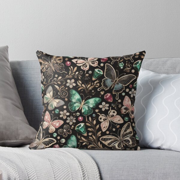 Item preview, Gemstone-Accented Butterfly Pattern designed and sold by TeslaSt0re.