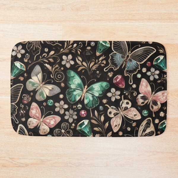 Item preview, Gemstone-Accented Butterfly Pattern designed and sold by TeslaSt0re.