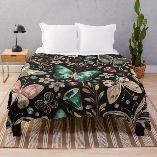 Item preview, Gemstone-Accented Butterfly Pattern designed and sold by TeslaSt0re.
