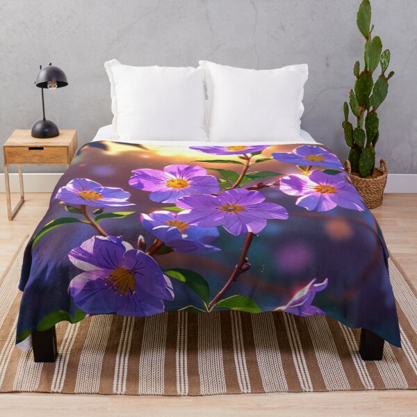 Item preview, Dawn with purple flowers. designed and sold by PatDoArt.