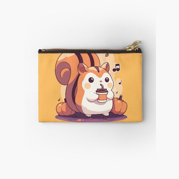 Item preview, Cute chipmunk sipping Halloween coffee designed and sold by etherElric.