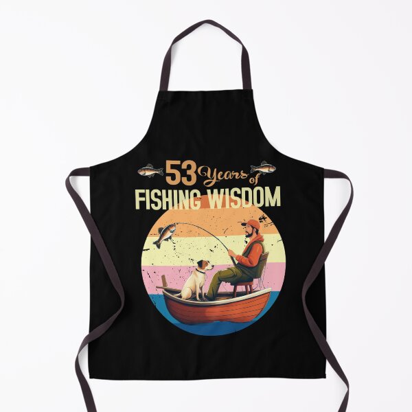 Item preview, 53 years of fishing wisdom designed and sold by giftfromheart.