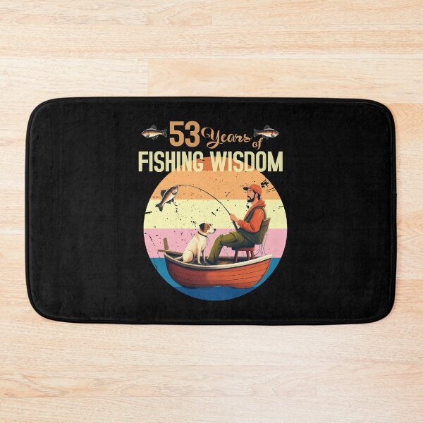 Item preview, 53 years of fishing wisdom designed and sold by giftfromheart.