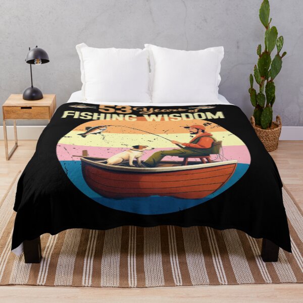 Item preview, 53 years of fishing wisdom designed and sold by giftfromheart.