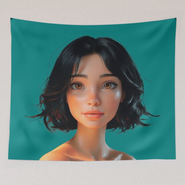 Item preview, Captivating Waves: A Modern Portrait designed and sold by Blossence Designs.