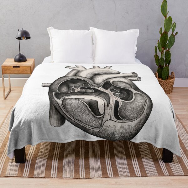 Item preview, Victorian Heart Diagram designed and sold by Angry Swan Designs.