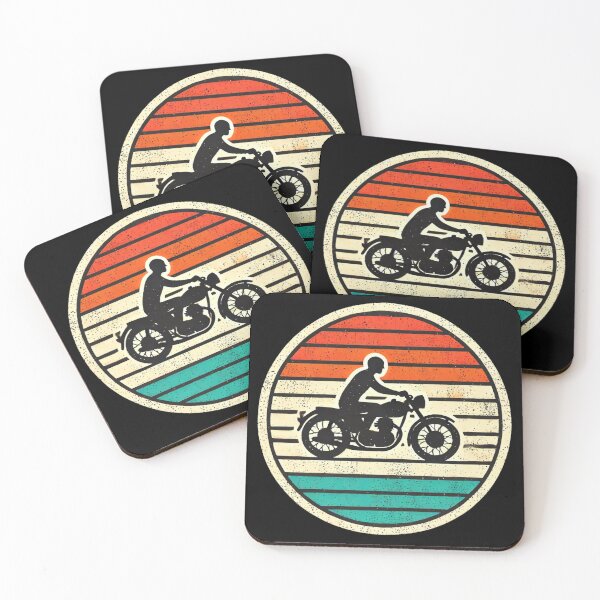 Item preview, Vintage Biker at Sunset designed and sold by Blink Art Studio.