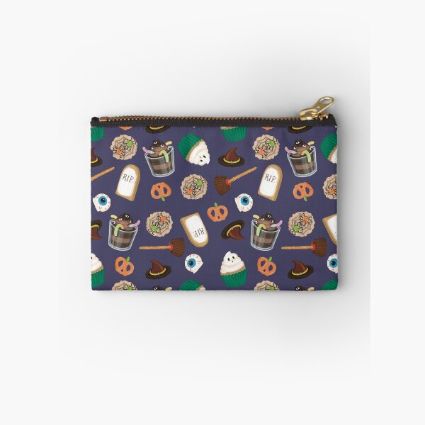 Item preview, Halloween Treats Navy Background Illustrated  designed and sold by Juliet Raines.