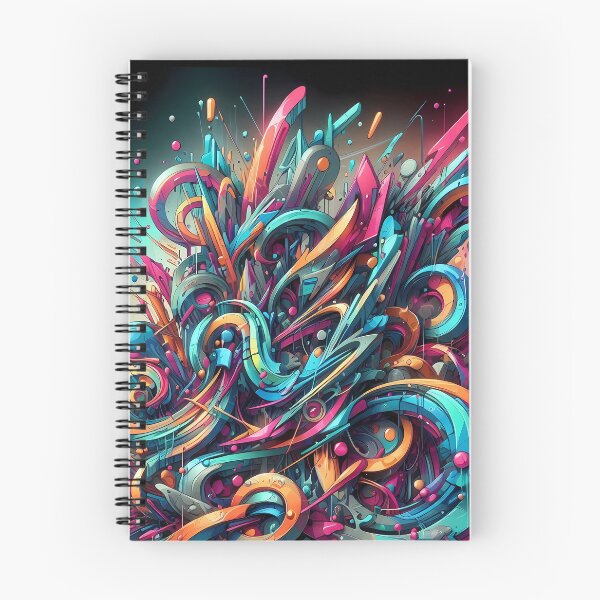 Item preview, Una pintura digital abstracta vibrante y dinámica llena de color y energía. designed and sold by HeeShirt.