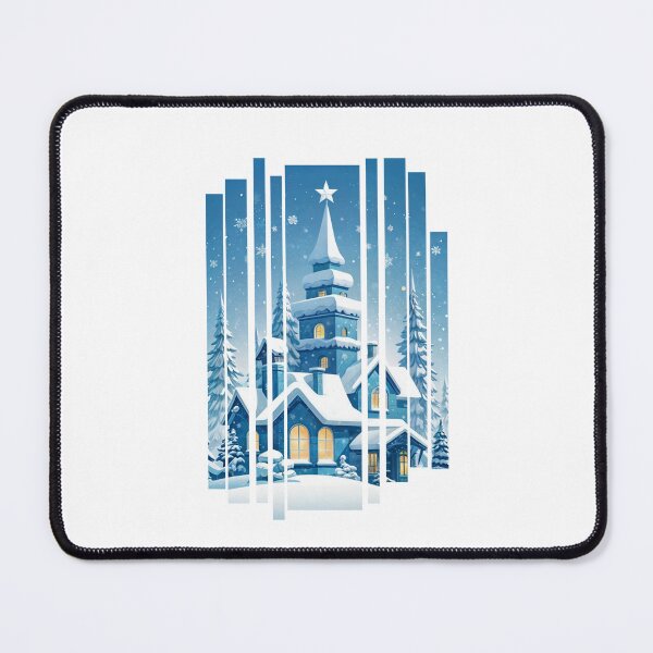 Item preview, Blue and White Christmas Magic designed and sold by infliex.