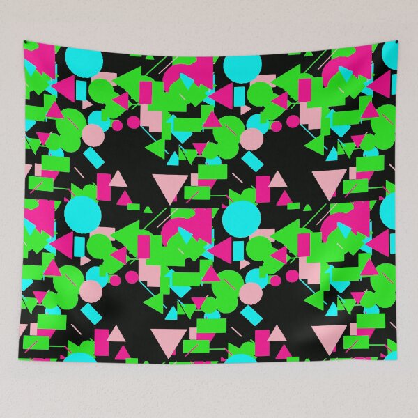 Item preview, Disruptive Geometric Neon Pattern designed and sold by American-Ancap.