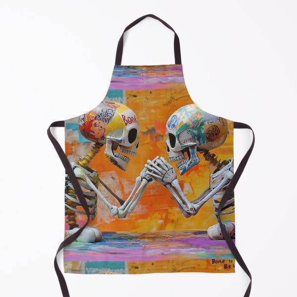 Item preview, Skeletons in Love - Vibrant Graffiti Art with Colorful Street Style designed and sold by Soul-Sparks.