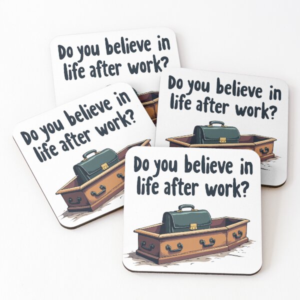 Item preview, Do you believe in life after work ?- burnout designed and sold by pixelated_echoes.