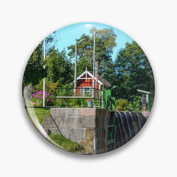Item preview, The lock is open and waiting for the canal boat to arrive designed and sold by connyM-Sweden.