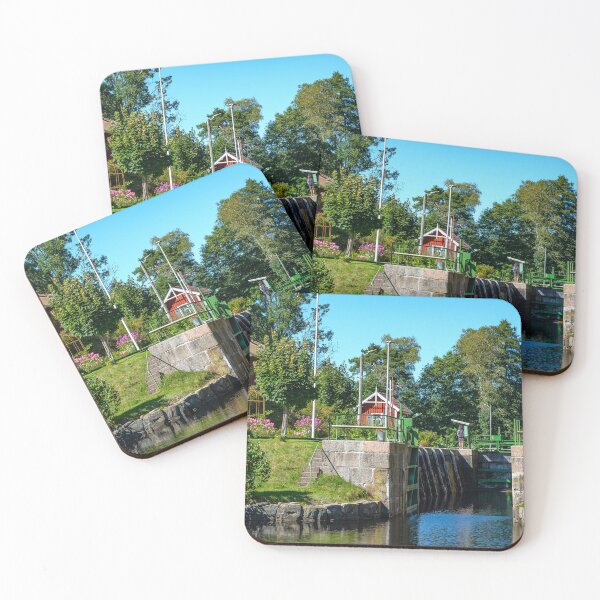 Item preview, The lock is open and waiting for the canal boat to arrive designed and sold by connyM-Sweden.