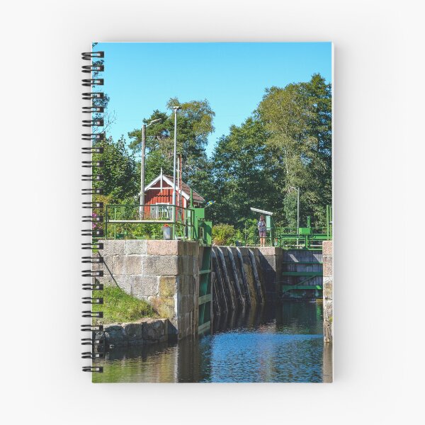 Item preview, The lock is open and waiting for the canal boat to arrive designed and sold by connyM-Sweden.