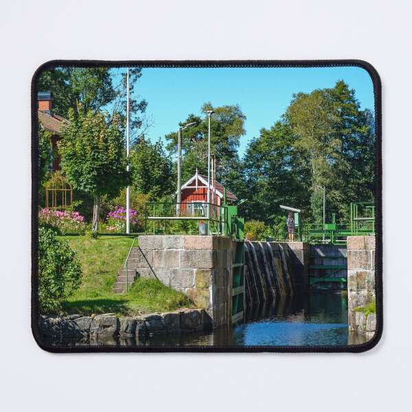 Item preview, The lock is open and waiting for the canal boat to arrive designed and sold by connyM-Sweden.