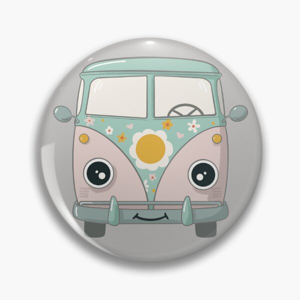 Item preview, happy flowery car designed and sold by dewdabbledesign.