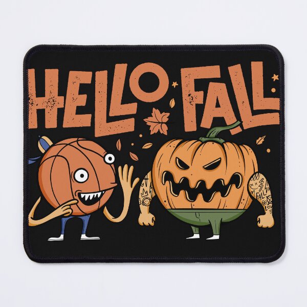 Item preview, Hello Fall Pumpkin Basketball Retro Autumn Vibes T-Shirt designed and sold by huza.